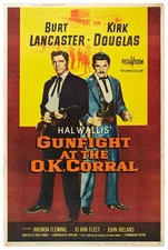 Gunfight at the O.K. Corral 1957 - Burt Lancaster - US - Classic Movie Poster