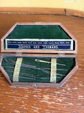 Morris and Yeomans antique sewing box in good condition with  original contents