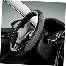 Car Steering Wheel Cover - Microfiber Leather Steering Wheel Wrap Sports 14.5