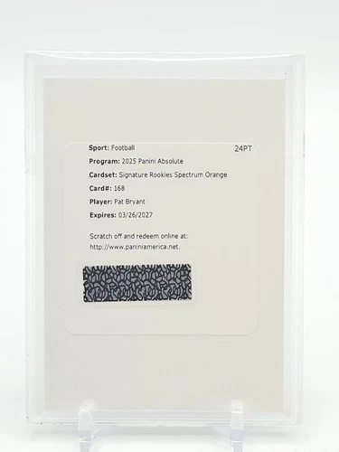 2025 Panini Absolute Pat Bryant Base (RAW)