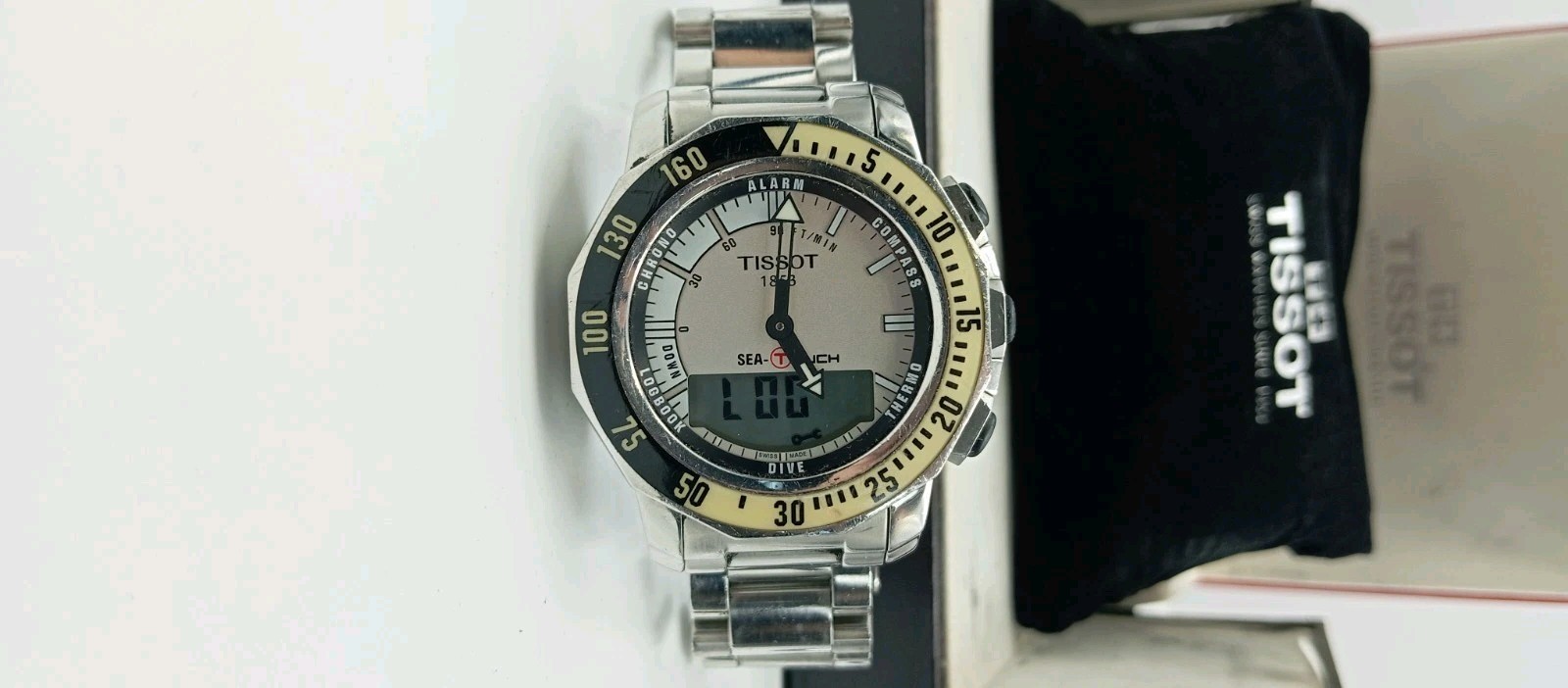 Tissot Sea Touch Chronograph White Dial Men's Watch T026.420.11.031.00 EN 13319