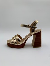 Womens Gold Platform Heels