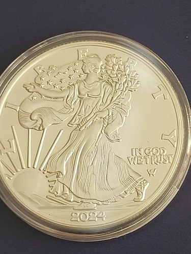 2024 $1 American Silver Eagle, BU 1 oz Coin, Type 2, U. S. Mint,  FREE SHIPPING!