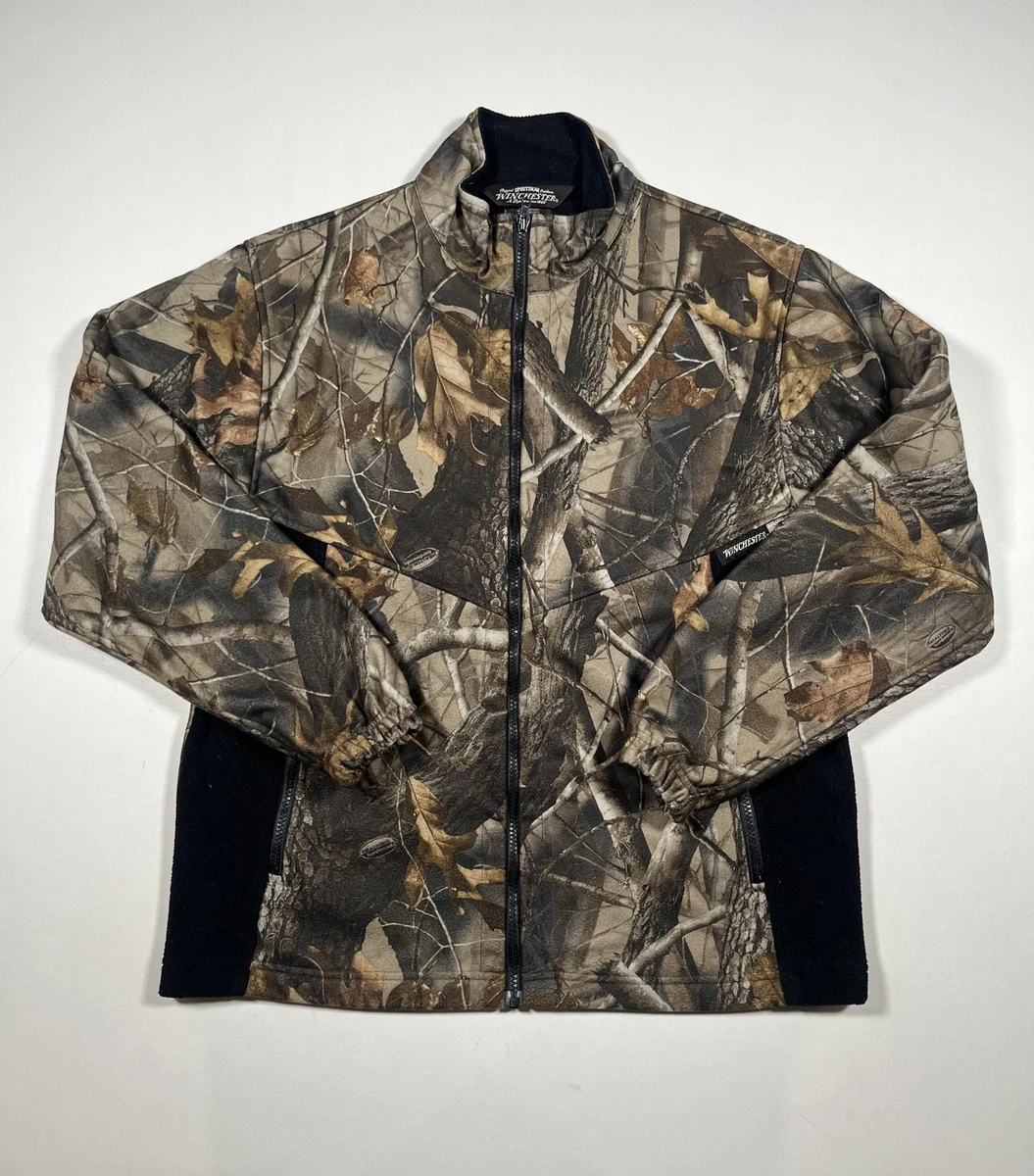 winchester realtree camo zip-up fleece hoodie – Chez Claude Vintage