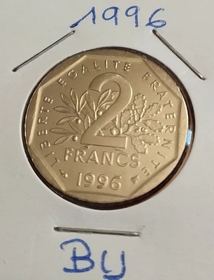 **FRANCE- 2 Francs SEMEUSE 1996 BU ( 5 000 ex.) - sous scellé de coffrets BU** - Photo 1/2