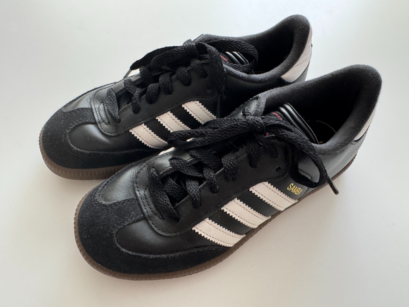 Adidas SAMBA OG / Unisex Boys Girls / Size 3 / Black & White Sneakers / NEW!