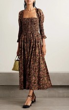NWT Doen Bijou Dress in Noir Rêve des Jardins floral XS