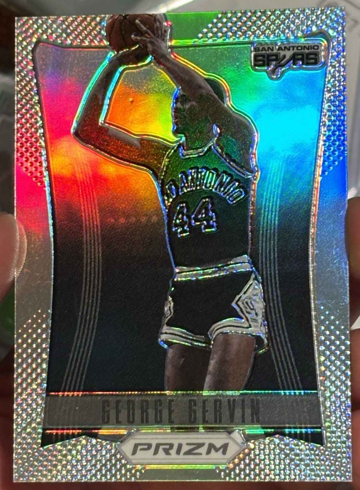2012-13 Panini Prizm Prizms Silver Refractors #191 George Gervin San Antonio