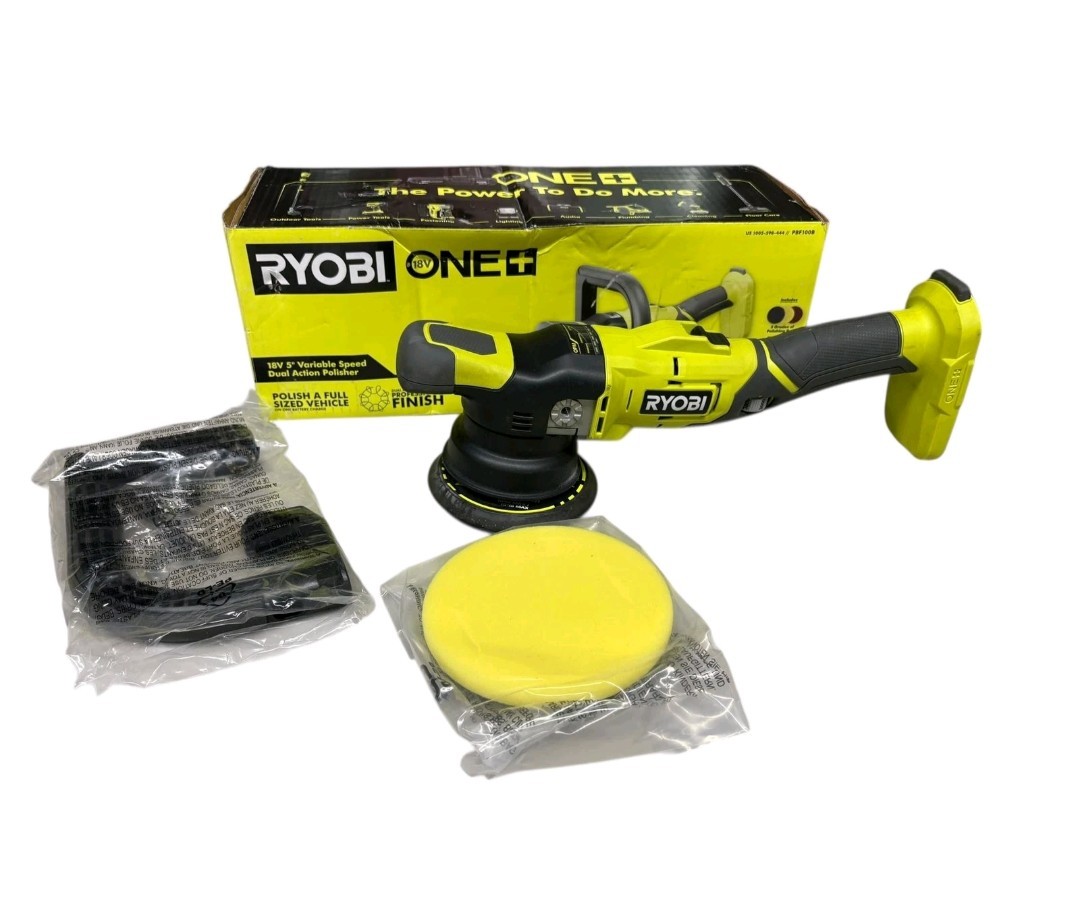 RYOBI PBF100B 18V ONE+ 5 in. Variable Speed Dual Action Poli