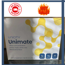 Unicity Unimate Lemon Flavor Packs - 30 Counts - FREE AND FAST SHIPP Exp 08/2028