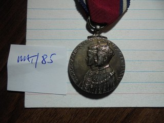 KING GEORGE V AND QUEEN MARY 1935 SILVER JUBILEE MEDAL (MAT/85)