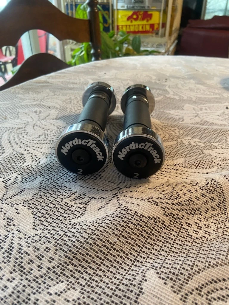 Nordic Track 2 lb pair of dumbbells