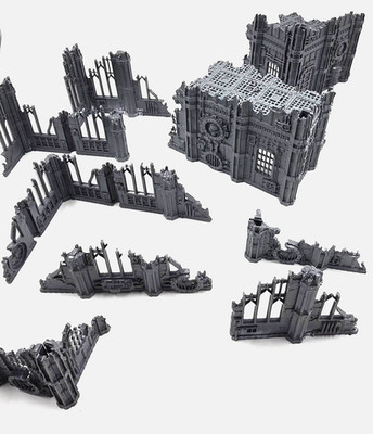 Sector Imperialis Manufactorum Ruins Ruin Scenery Terrain Warhammer 40K