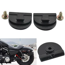 For Harley Sportster XL883 1200 2004-Up Left Side Battery Cover Motorcycle Clips