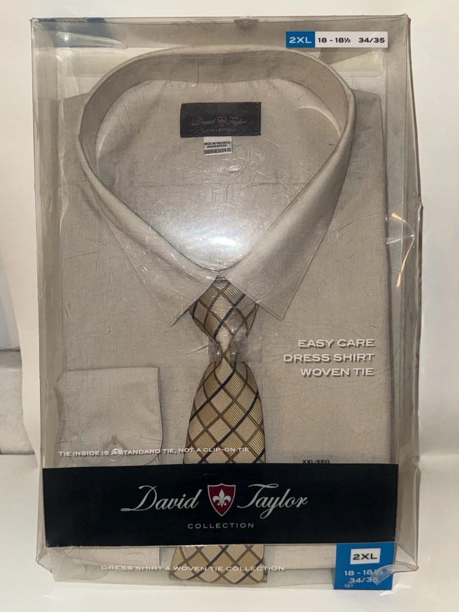 David Taylor Long Sleeve Classic Fit Dress Shirts for Men for sale | eBay