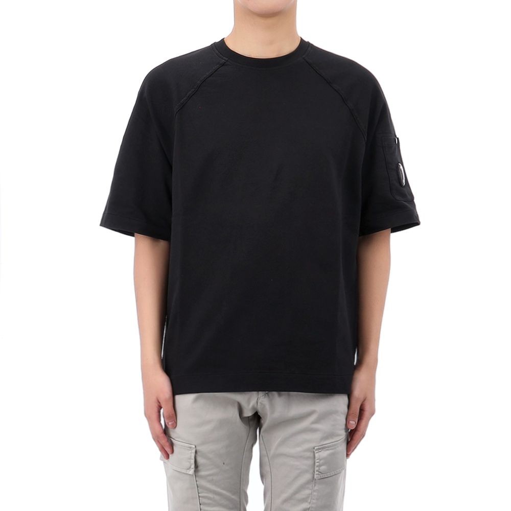 CP Company Short Sleeve T-Shirt with Lens Patch 20CMSS034A 999 152104081 thumbnail 2