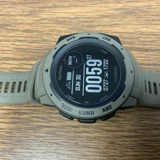 Garmin Instinct MIL-STD-810G Tactical GPS Smart Watch Tested No Cable