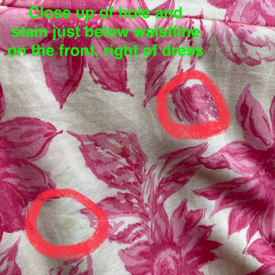 Vintage 1950s Cocktail Dress Womens XS Coquette Dainty Floral Glam Party Retro - Image 4 of 4