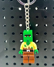 #0869-KC - Zombie Villager Keychain (Minecraft)