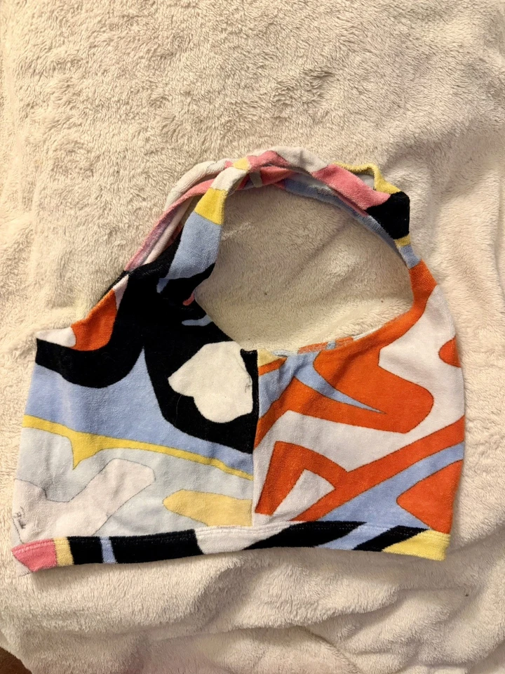 Camiseta deportiva EMILIO PUCCI! Camisa COLORIDA Yoga, Entrenamiento Ejercicio ITALIA Pequeña-Mediana Foto 3 de 4