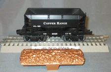 Lionel 16484 Copper Range # 2025 Black Ore Car w/ Remv Ore Load O/027 ga 2005