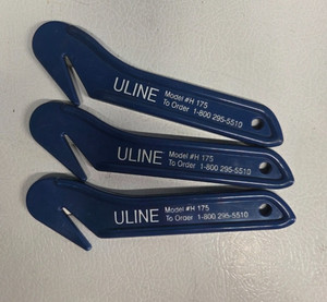 Uline Stretch Wrap Shrink Cutters Lot of 3 #H 175 Used