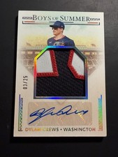 2024 Panini Boys of Summer - Jumbo Prospect Material Signatures Dylan Crews /25