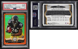 2013 Topps Chrome Retail Orange Refractor Le'Veon Bell #198 PSA 9 MINT Rookie RC