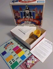 COMPLETE Don't Go To Jail Monopoly Dice Game Parker Brothers Vintage 1991 Family