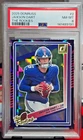 2025 PANINI DONRUSS THE ROOKIES #2 JAXSON DART ROOKIE RC PSA 8