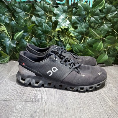 On Cloud X Mens Running Shoes Swiss Engineering Black Size 12