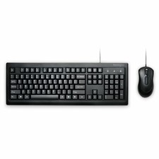 Kensington K72398NA ValuKeyboard Desktop Set Full Size USB Wired Keyboard Mouse