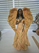 Beautiful 15-Inch Angel Sculpture – Elegant Decorative Statue–Vintage Style Home