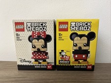LEGO BRICKHEADZ: Minnie Mouse (41625) Micky Mouse (41624) -versiegelt-