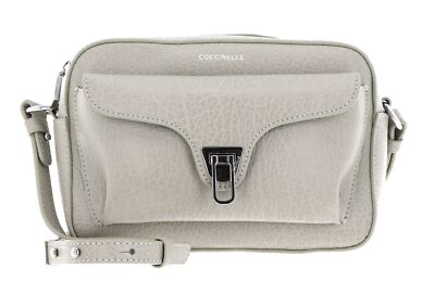 COCCINELLE Beat Elephant Crossover Bag Umhängetasche Tasche Gelso beige Neu