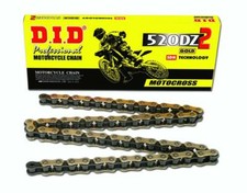 Cadena De Transmisión RK 520 MXU 118 UW-Anillo Abierto Con Cierre Oro - GB520MXU-118-CL