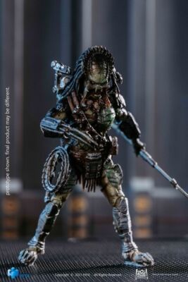 Hiya Toys AVP Alien VS Predator Wolf Predator Battle Damage Ver. 1