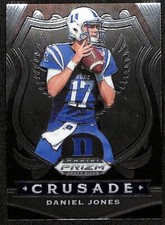 2020 Panini Prizm Draft Picks Daniel Jones #35 Crusade Duke Blue Devils Card