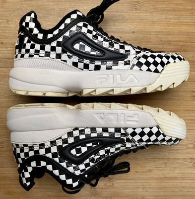 Sale fila checkered shoes Factory Sale