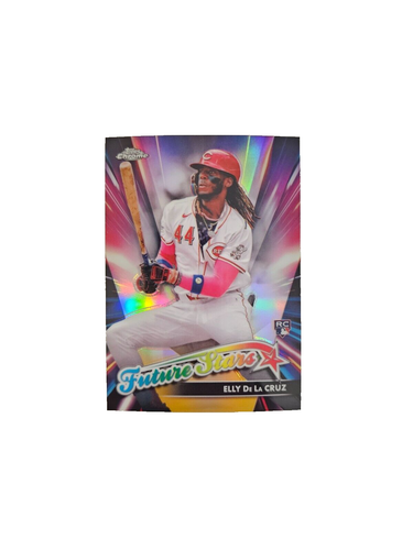 2024 Topps Chrome Update Series - Future Stars #FSU-11 Elly De La Cruz (RC) - Picture 2 of 6