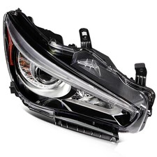 Headlights Assembly Right Side For Infiniti Q50 2014-2022 w/LED DRL