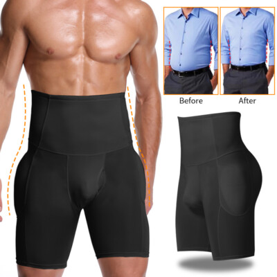 Men Butt Lifter Shaper Push Up Boxer Shorts Fake Ass Padded