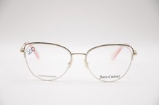 JUICY COUTURE JU 200/G CAT EYE FULL RIM EYEGLASS FRAMES GOLD 52-17-135 NEW