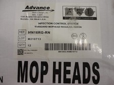 Advance Medical Design Disposable Mopheads MN16RG-RN rayon standard regular 12ea