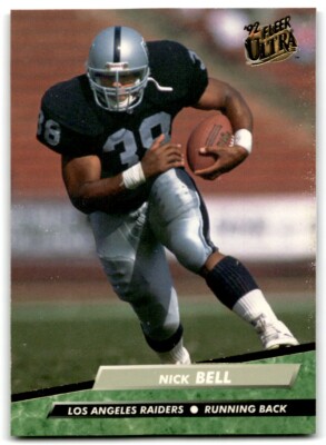 1992 Ultra Nick Bell Los Angeles Raiders #187 | eBay