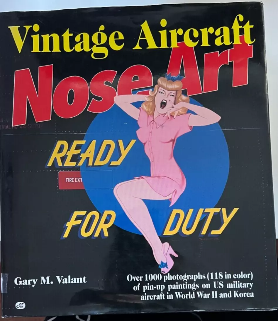 VINTAGE AIRCRAFT NOSE ART - READY FOR DUTY