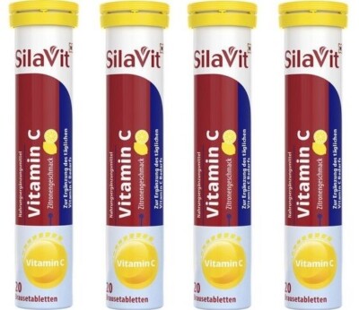 4 x 20 SILAVIT VITAMIN C EFFERVESCENT TABLETS ACTION