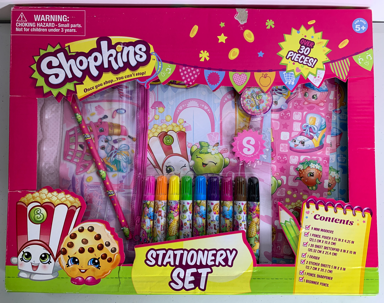 Shopkins 30-Piece Stationery Set 2781SD