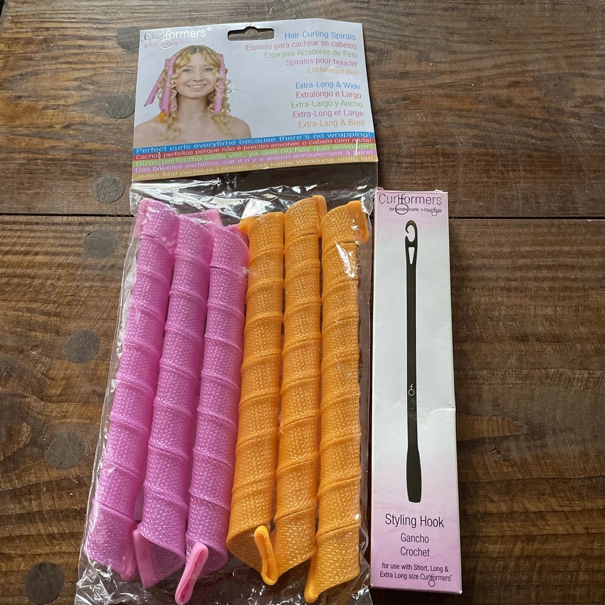 Curlformers Hair Curlers Spiral Curls Pack No Heat Hair Curlers eBay