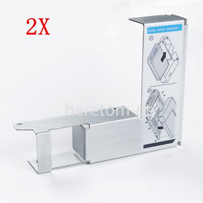 2 Stück 2,5 Zoll auf 3,5 Zoll SAS/SATA HDD Adapter Caddy 9W8C4 Y004G für Dell